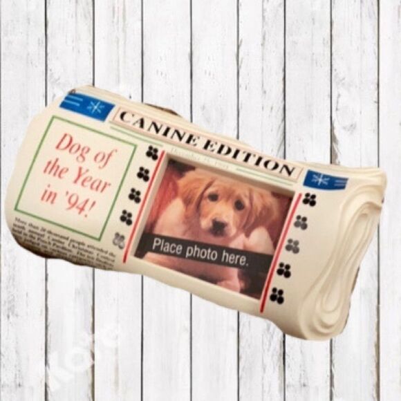 Vintage Hallmark SPECIAL DOG PHOTO HOLDER Keepsake Canine Edition ornament 1994 - Picture 2 of 7